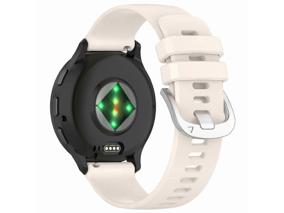Pulseira de silicone 18 mm com fivela de aço para smartwatch 41 mm GOKOCO