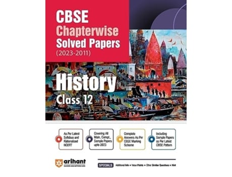 Livro CBSE CHAPTERWISE SOLVED PAPER HISTORY CLASS 12th de Adhishree Neurgaonkar (Inglês)