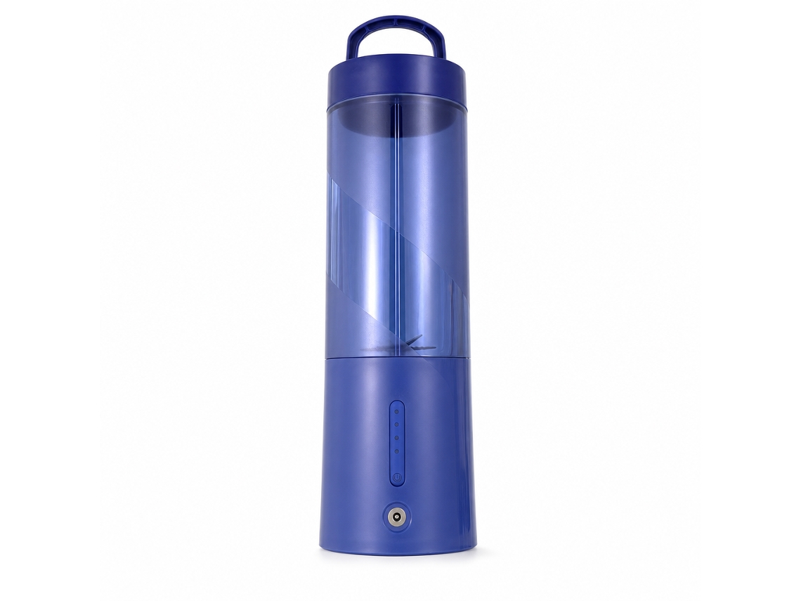 Liquidificadora Portátil Usb Recarregável Com Copo Para Sumos, Azul-escuro