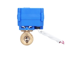 Válvula De Bola Motorizada Dn15 Mini Elétrica De Latão Reta Dc3-6v Equipamento Hidráulico