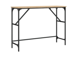 Console Table, Console Tables Vidaxl Marrom Madeira Processada (n/a)