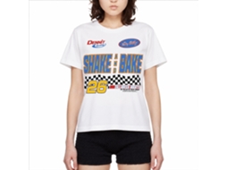 Rockinstone Talladega Nights Movie Shake And Bake White Adult T-shirt Size:xxl