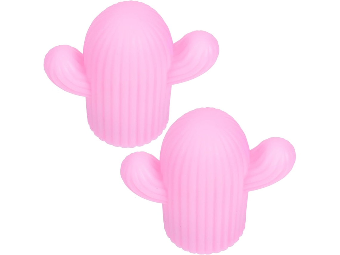 Conjunto De 2 Luminárias Noturnas Em Formato Cacto Rosa, Cabeceira