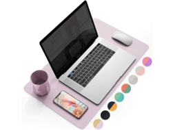Mousepad Multifuncional Para Mesa De Escritório, Ultrafino E Impermeável, Em Couro Pu. Olysi Shop