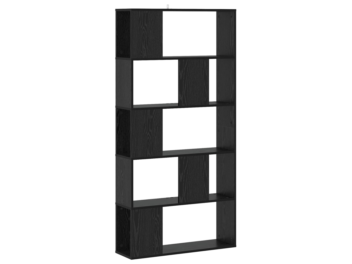 Vidaxl Estante Carvalho Preto 80,5 X 23,5 X 162,5 Cm Pb