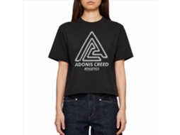 Rockinstone Rocky Movie Adonis Creed Neon 2 Black Adult T-shirt Size:m