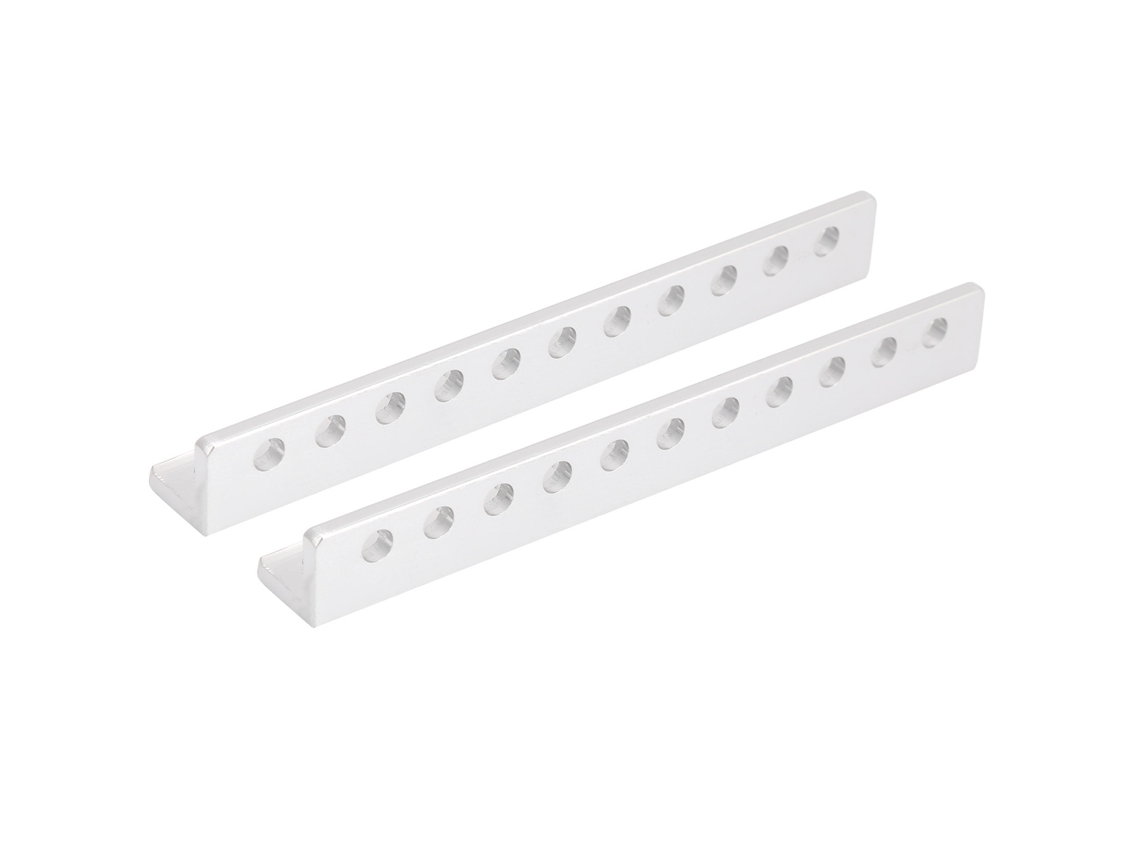 Perfil Extrudido De Alumínio Em L Com 11 Furos, Viga 12x12mm, Acessórios Para Robôs 3103-0011-0096 (2 Peças)