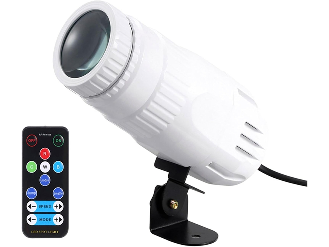 Mini Rgb com Controle Remoto, Efeitos Dj STELASPLEN