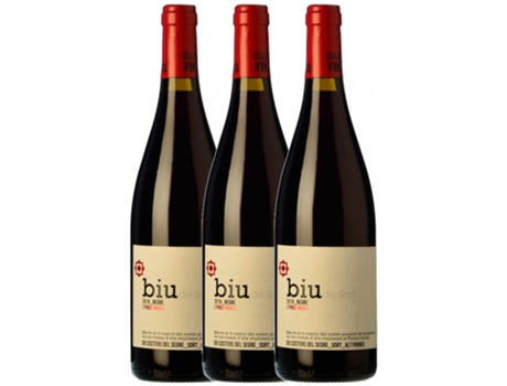 Batlliu de Sort Biu Pinot Preto Costers del Segre Joven 75 cl (Caixa de 3 unidades)