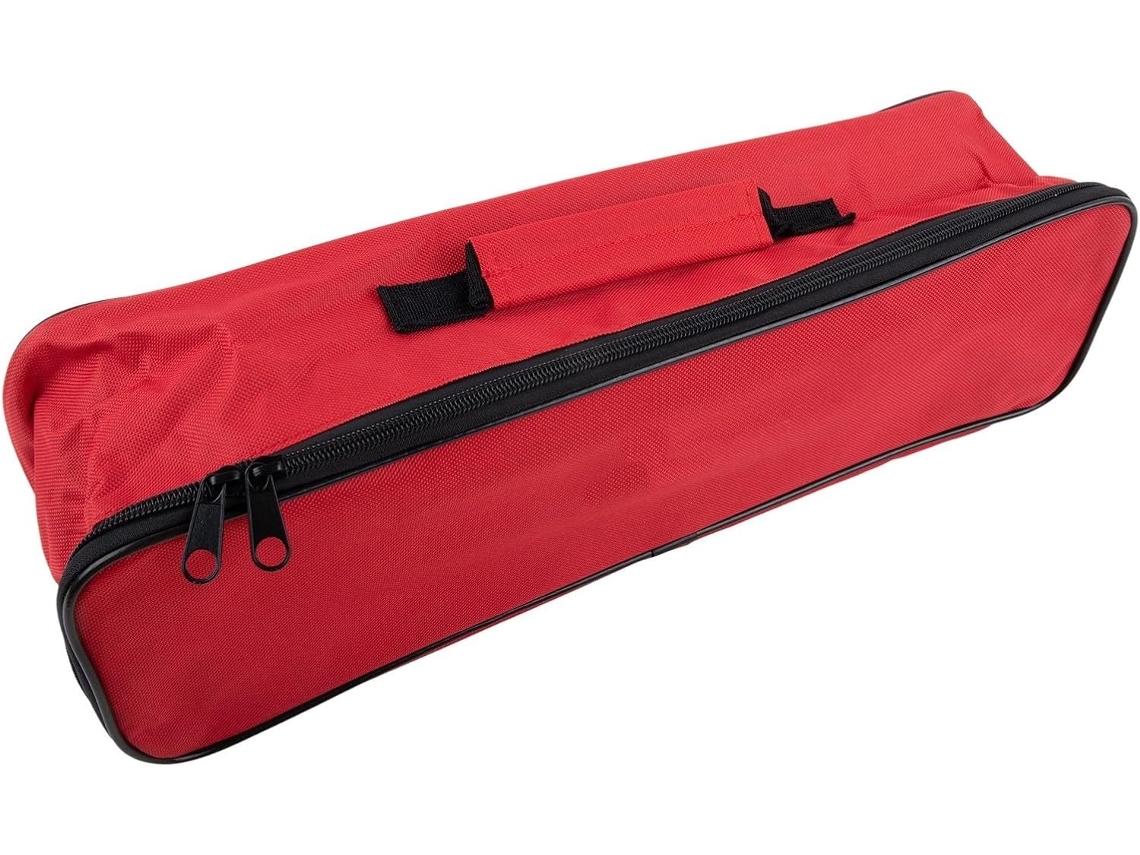 Bolsa para ferramentas Fabuletta de grande capacidade em tecido Oxford, 470x130x140 mm, com zíper duplo, multicolorida.