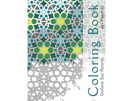 Livro Coloring Book Uniform Star Patterns De Jos Hendriks (inglês)