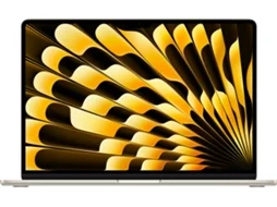 MacBook Air APPLE Luz das estrelas (15'' - Apple M5 10-Core - RAM: 16 GB - 1 TB SSD - GPU 10-Core)