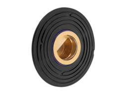 Coletor De Cabelo Para Banheira Em Cobre Preto E Plástico Com Dispositivo Antirretorno