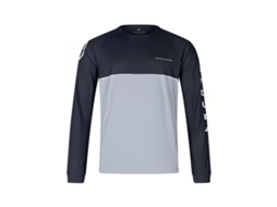 Camisa Ciclismo Endura Core Impresso Preto Azul Marinho Tamanho L