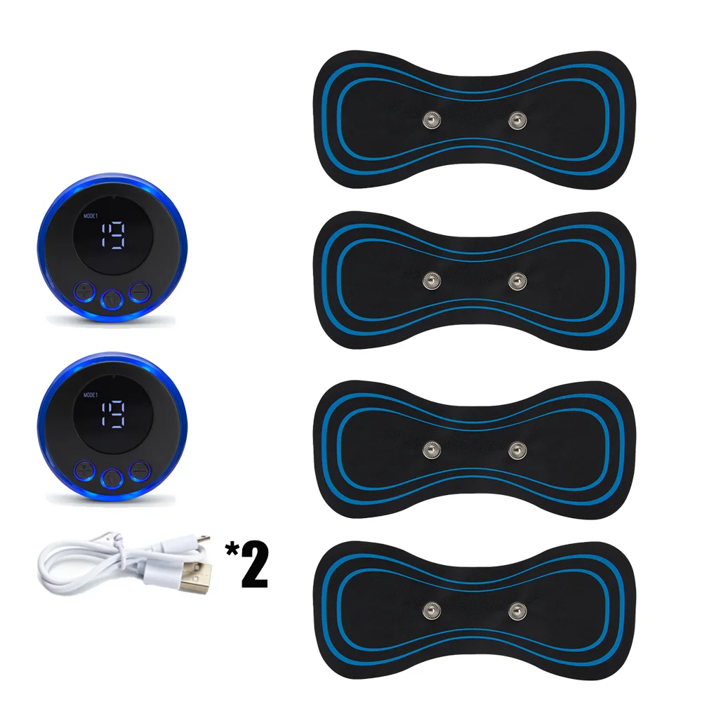 Massageador De Pescoço Elétrico Recarregável Ems Para Alívio Da Dor Muscular Na Coluna Cervical, Com Suporte Dropshipping ~03275