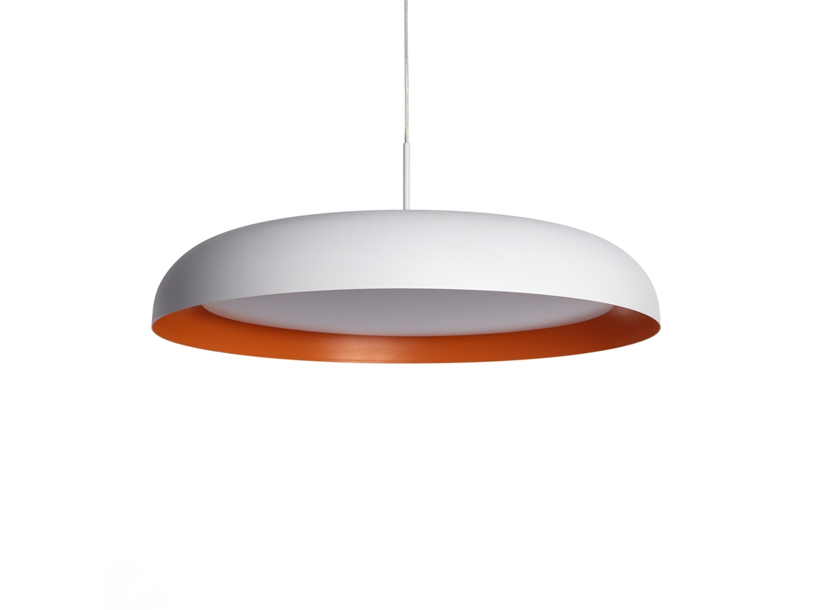 Andeeiro Suspenso Led 28 W Em Aço Deyang Branco