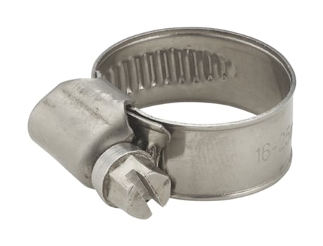 11 Abraçadeiras em Aço Inoxidável Largura 12 Mm de Fixação 16-25 Mm AROZ