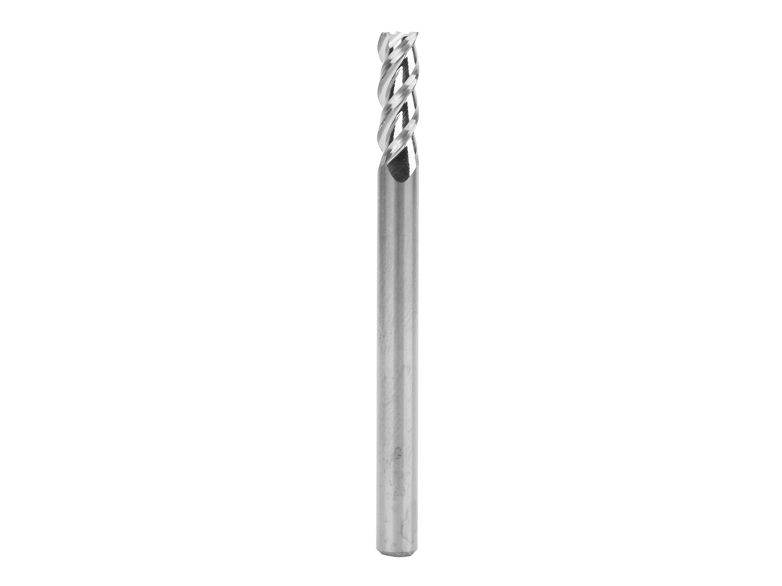 Laxiscreed Fresa De Aço Tungstênio Com 3 Peças Para Alumínio, Diâmetro 4mm