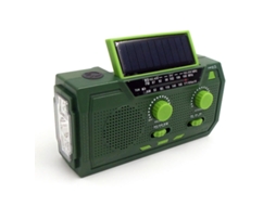 Rádio Solar, 2000m Am/fm/wb Sos Alarme De Emergência Brilvibera