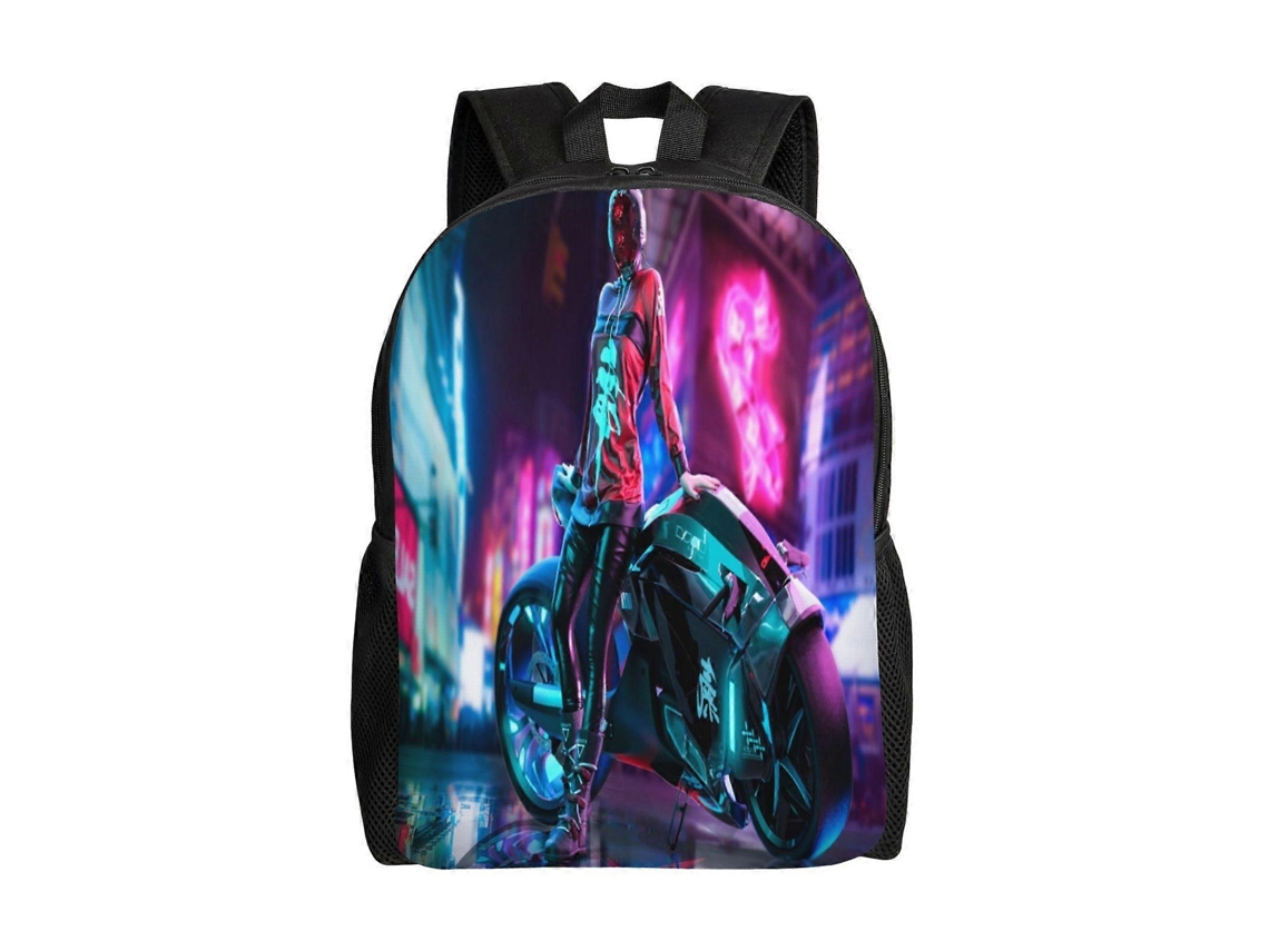 Mochila Cyberpunk Heroes G184 Para Escola E Trabalho, Leve E À Prova Dágua, Mochila Estilosa Para Estudantes E Adultos E184 Olysi Shop