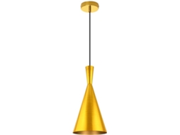 Candeeiro Suspenso Aluminio Tri Lennon Dourado