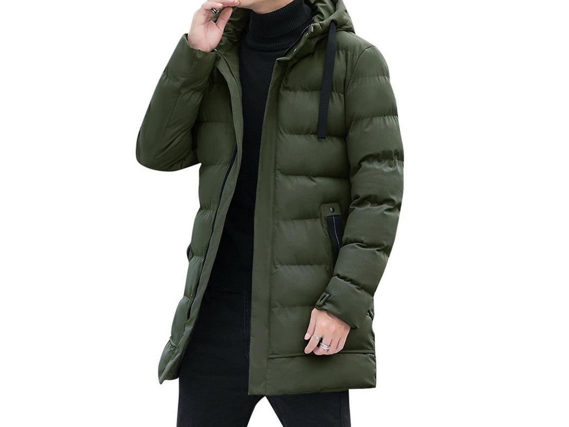 2026 abrigo de Invierno Con Capucha para Hombre Mystdiy, Chaqueta Rellenada Gruesa Y Caliente