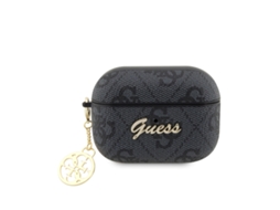 Guess capa Charm para AirPods Pro 2 Motif 4G Script preto
