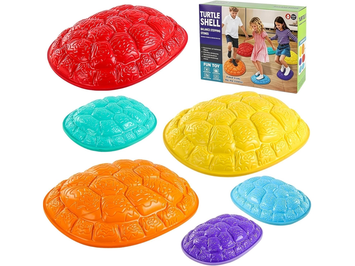 Conjunto De 6 Degraus Antiderrapantes, Empilháveis E Coloridos