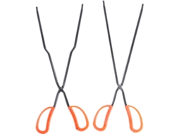 Pinça Para Churrasco De 2 Peças Com Cabo, Ideal Para Grelhar, Cozinhar E Para Eventos Ao Ar Livre