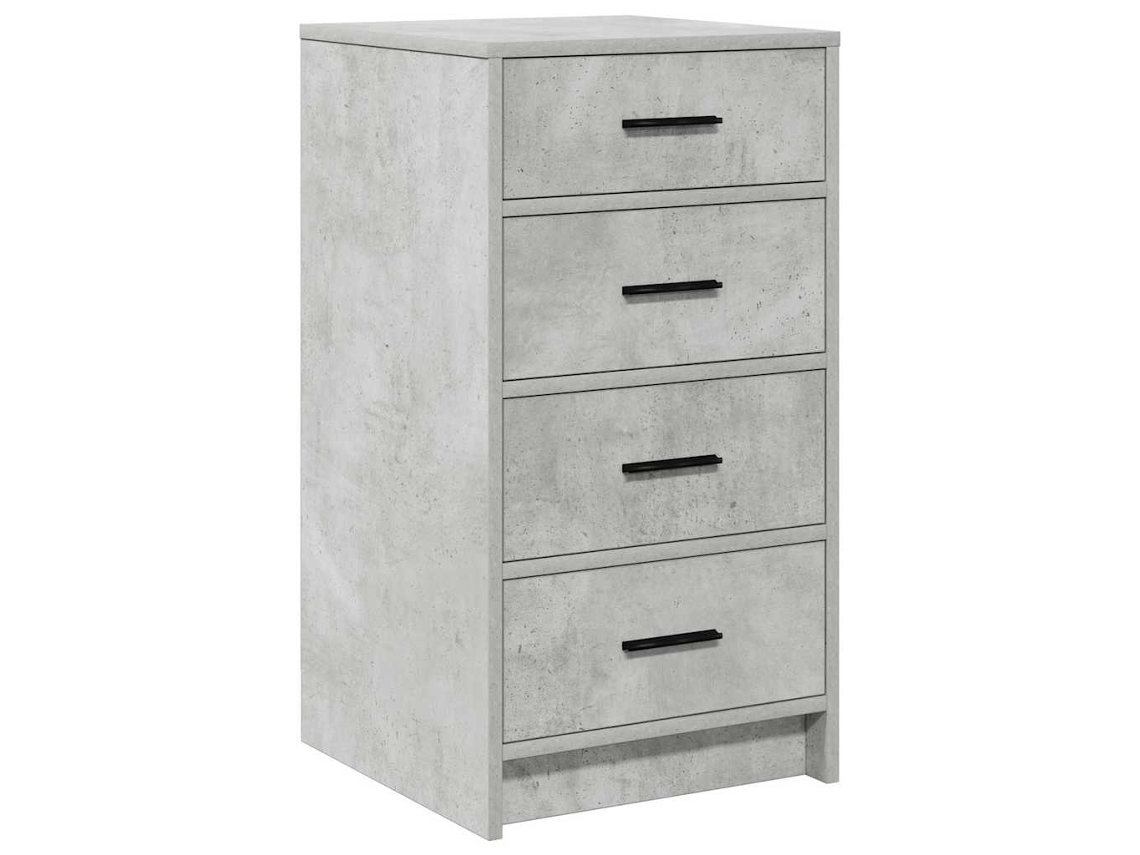 Buffet Cinzento Cimento MAISON EXCLUSIVE em Madeira Processada (40x41x75 cm)