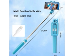 Lurelia Bastão De Selfie Portátil Controlo Remoto