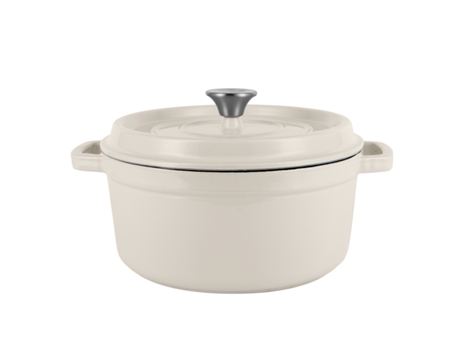 Caçarola VINTAGE CUISINE BY COOKING 2,2L (22cm - Ferro - Bege)