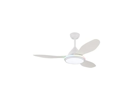 Ventilador De Teto Stel Tl Rgb 31w 2980lm Cct Dim Led Cristalrecord