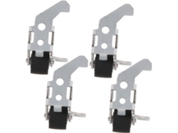 Conjunto De 4 Roletes De Pressão Para Gravadores De Áudio, Estrutura Durável E Estável Compatível Co Gokoco