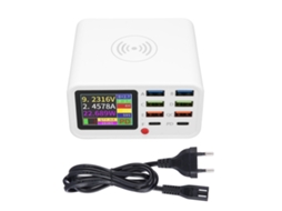 Estação de Carregamento Usb EOOCOO 8 Portas 65w Qc3.0/pd