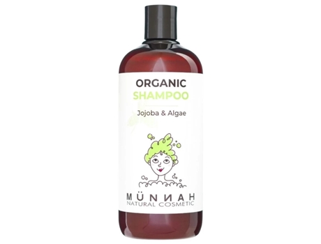 Champô Bio Jojoba e Algas 500 ml MÜNNAH NATURAL
