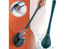 Escova Sanitária com Suporte de Silicone, Cabeça da Flexível e Macia para Limpeza Profunda, para Mesa / Parede AQUAFORGE