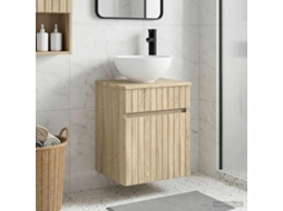 Vidaxl Vanidade De Pia De Parede Carvalho Sonoma 39 X 41 X 64,5 Cm