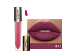 7g Batom Matte Glaze Impermeável De Longa Duração Líquido Cosmético 12