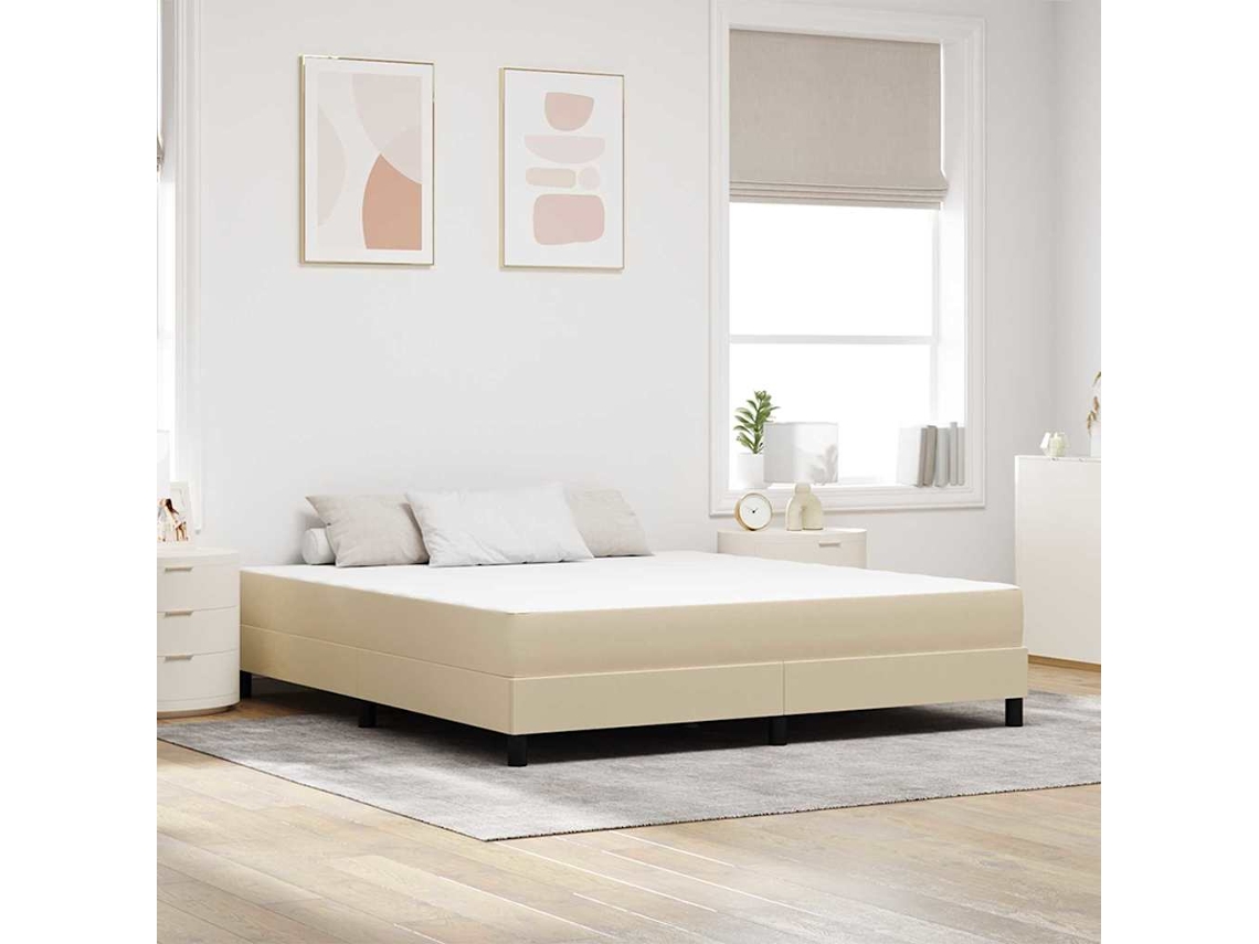 Vidaxl Colchão de Cama com Colchão Sálvia 180 X 200 Cm Tecido