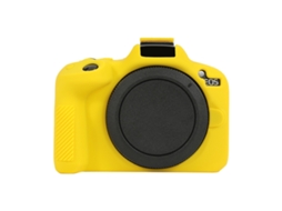Capa Protetora de Silicone Macio para Canon Eos R50 Amarela XIAOMOYU