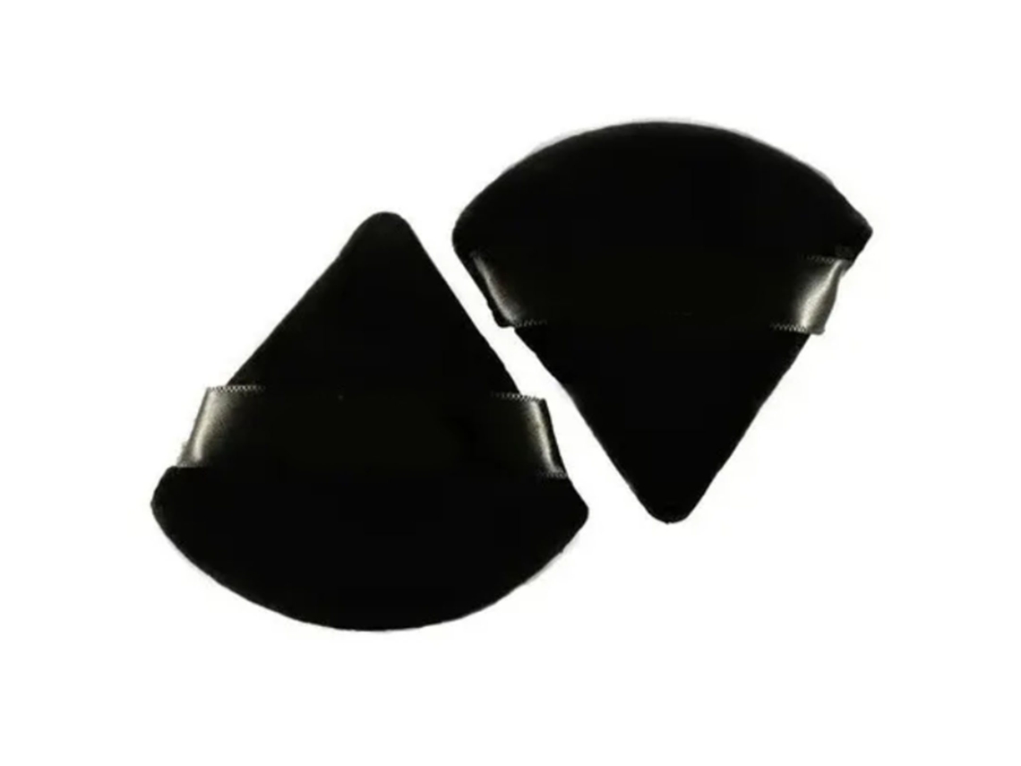 2 Peças Esponja Triangular Para Maquiagem Base Cosmética Reutilizável Compacta