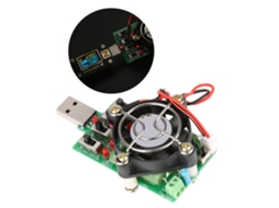 Testador De Carga Elétrica Usb Para Bateria Com Cooler