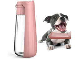 Garrafa Portátil Com Dispensador De Água, Capacidade 550 Ml, Sistema Filtrante, Dobrável, Para Passeios E Hidratação Diária