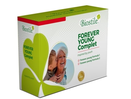 Forever Young Complet Suplemento Com Ginseng, Magnésio E Vitaminas B1, B2, B3 Para Vitalidade, Imunidade E Função Cognitiva Biostile