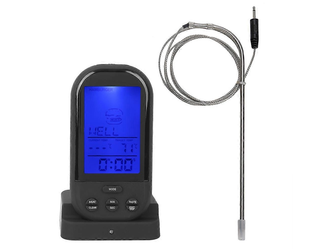 Termômetro Digital Sem Fio Para Carne, Grelha, Churrasco, Forno, Doméstico Slowmoose