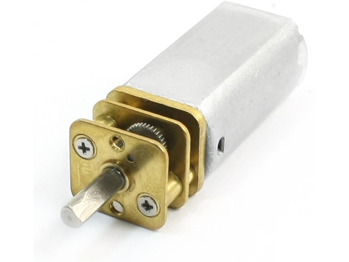 Motor de redução de velocidade 100 rpm, 6 V CC, 16 AWG, compressão Eixo 10 mm CHABERLU