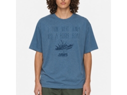Rockinstone Jaws Movie Bigger Heather Indigo Adult T-shirt Size:xxl