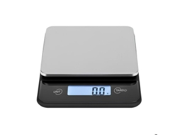 Balança de Cozinha Eletrônica de 5 kg com função Tara, preta/prateada, AQUAFORGE