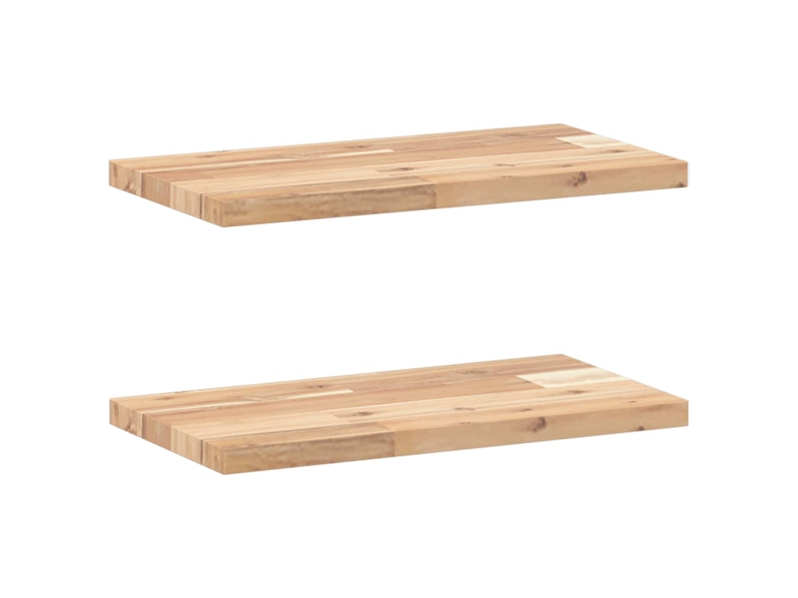 Floating Shelf, Floating Shelves Vidaxl Marrom Madeira De Acácia (60 X 20 X 2 Cm)